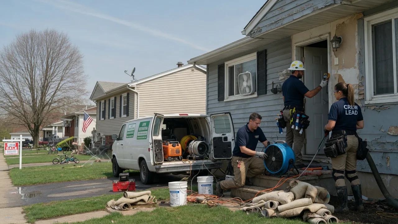 Flood Cleanup in Peckville, PA near me